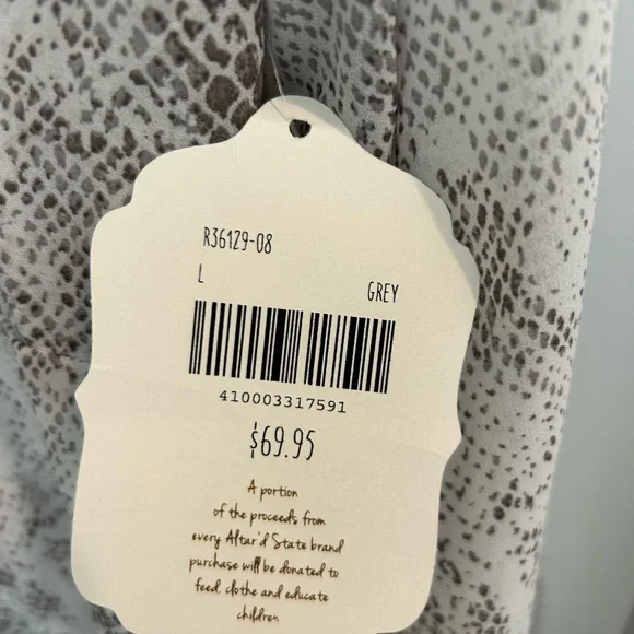 Altar’d State Grey Snake Skin Romper - Picture 7 of 7